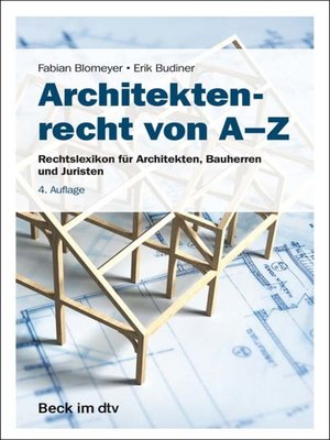cover image of Architektenrecht von A-Z